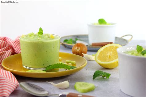 Soupe Froide Avocat Concombre Et Menthe Brian Iz In The Kitchen