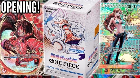 Unboxing One Piece Era Of Awakening Op Booster Box Youtube