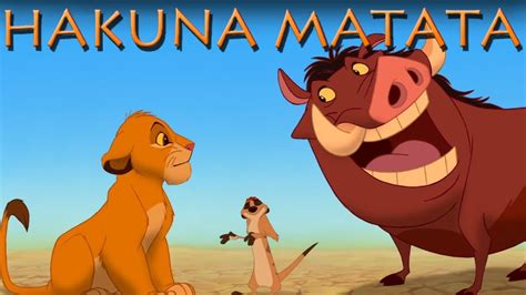 Disney Der König Der Löwen Offizieller Clip Hakuna Matata Youtube