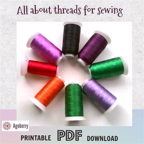 All you need to know about sewing thread | shop.ageberry.com