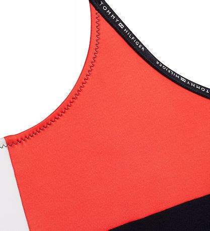 Tommy Hilfiger Bikini Desert Sky m Hvid Rød