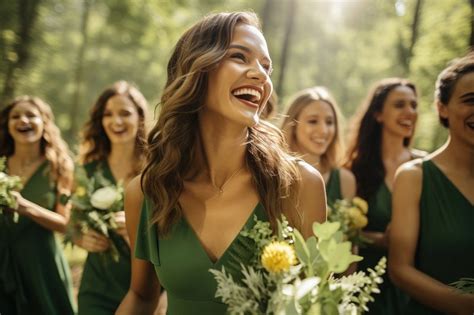 Wedding Bride Bridesmaid Laughing Ai Free Photo Rawpixel