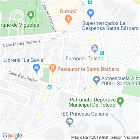 C Digo Postal Calle Virgen De Bego A En Toledo Codigopostalde Es