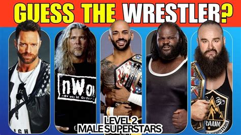 Guess The Male Wrestling Superstars In Seconds Top Most Famous