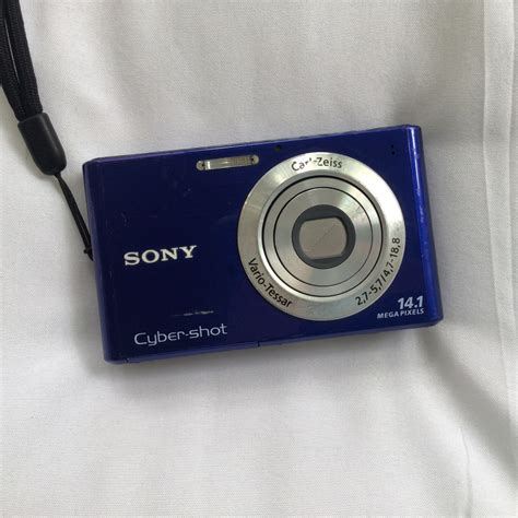 Sony Cybershot Dsc W330 Blue Digicam Photography Cameras On Carousell