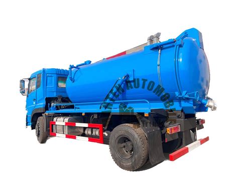 Dongfeng X X Vacuum Sewage Truck For Septic Fecal Suction Truck