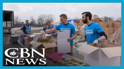 Cbns Operation Blessing Providing Food Boxes For Ukrainian Refugees