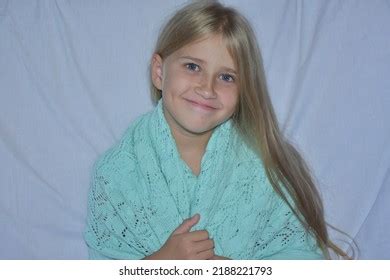 Close Portrait Blonde Adorable Girl Stock Photo Shutterstock