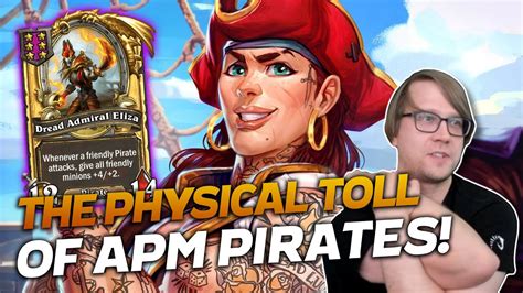 The Physical Toll Of Apm Pirates Hearthstone Battlegrounds Savjz