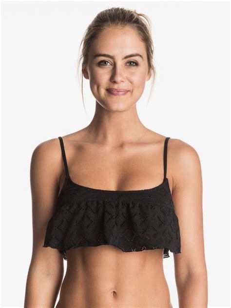 Cozy And Soft Flutter Bikini Top Roxy