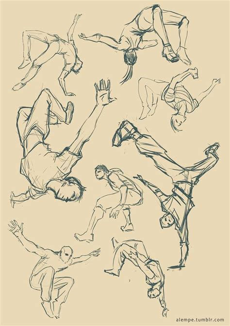 Action Poses by alempe on DeviantArt | Dessin gymnaste, Dessins de ...