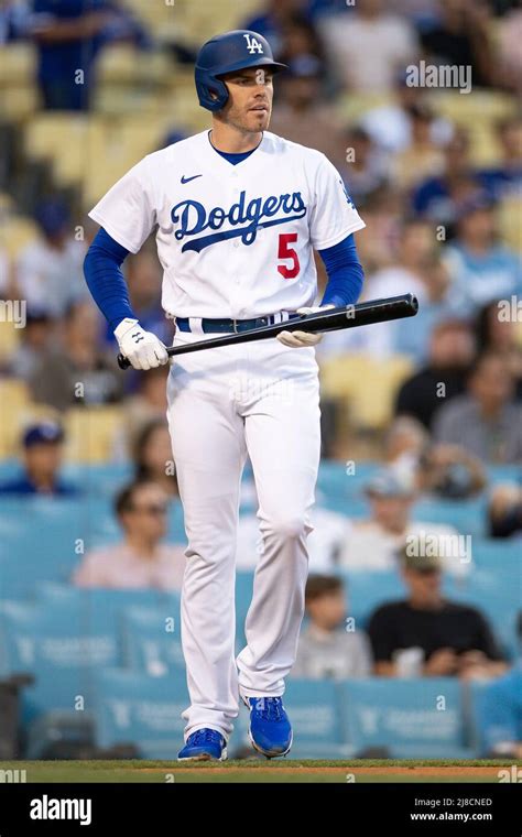 Los Angeles Dodgers First Baseman Freddie Freeman 5 Walks Up To The