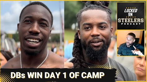 Steelers Training Camp Donte Jackson DeShon Elliott Sharp On Day 1