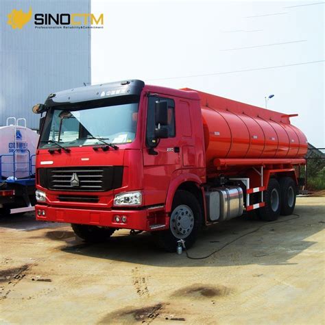 Sinotruk Howo 6x4 Fuel Truck 20000 To 25000 Liters Fuel Oil Tank Tanker Truck For Sale Fuel