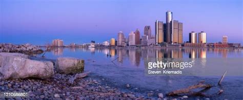 62 Detroit Skyline Sunrise Stock Photos, High-Res Pictures, and Images ...