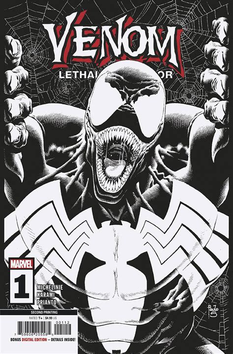 Venom Lethal Protector II 1 Cover F 2nd Ptg Paolo Siqueira Variant Cover