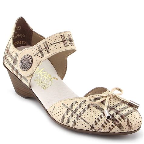 ᐉ Туфли женские открытые RIEKER р. 41 Бежевый (91583247) • Купить в ...