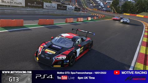 Race Assetto Corsa Competizione Motive Gt R Spa Francorchamps