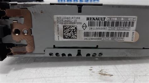 Radio CD player Renault Scénic III 1 4 16V TCe 130 281150030RT RENAULT