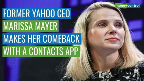 Marissa Mayer Ex Ceo De Yahoo Lanzó Su Nueva App