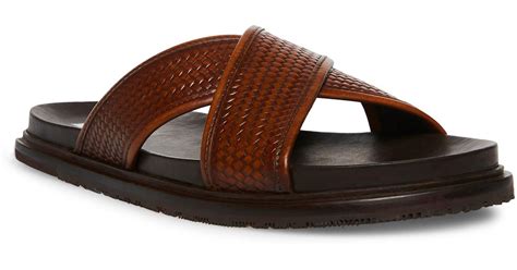 Steve Madden Dellta Slide Sandal in Brown for Men | Lyst