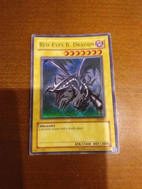 Carte Yu Gi Oh Dragon Noir Aux Yeux Rouges Sdj Yu Gi Oh Beebs