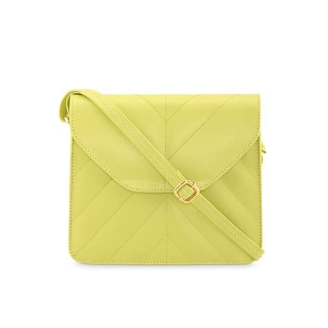 Buy Fastrack Celery Green Sling Bag For Women Online