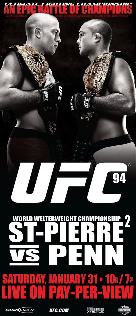 HOY UFC 94 BJ PENN VS THE GSP GEORGE ST PIERRE 2 Virus Alive