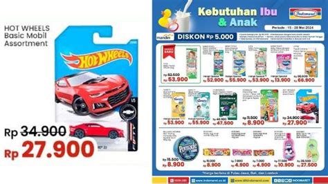 Harga Terjangkau HOT WHEELS Rp Hanya Di Katalog Promo Indomaret Mei Murah
