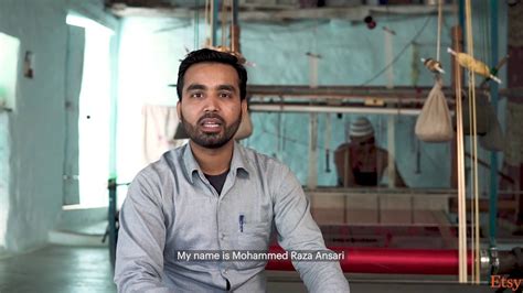 Meet Mohammad Raza Ansari Creator Of Razahandlooms Etsy Seller Story