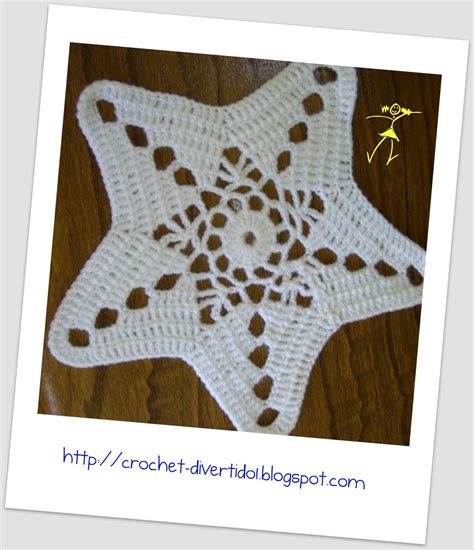 Crochet Divertido1 Estrella Tejida A Crochet