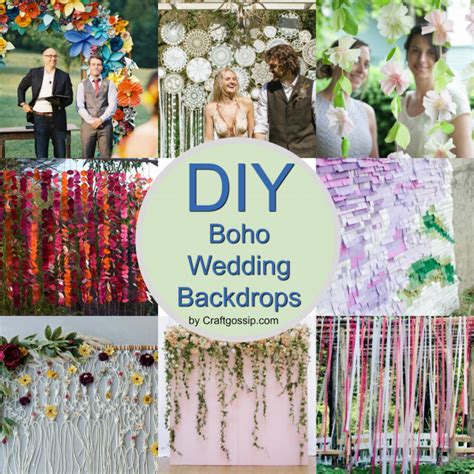 8 DIY Wedding Backdrops You Can Make Yourself – Craft Gossip