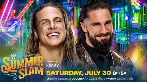 Riddle Appears At WWE SummerSlam 2022 Gets Stomped Out By Seth Rollins