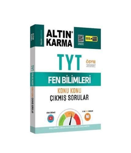 Altın Karma Tyt Fen Bilimleri Çıkmış Sorular