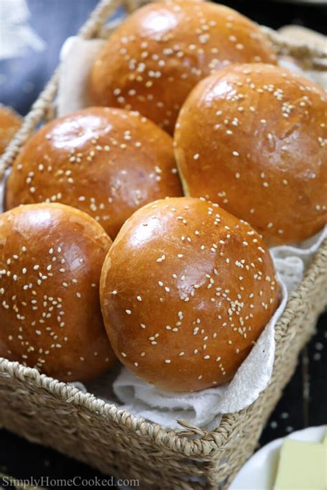 Brioche Bun Recipe Video Simply Home Cooked