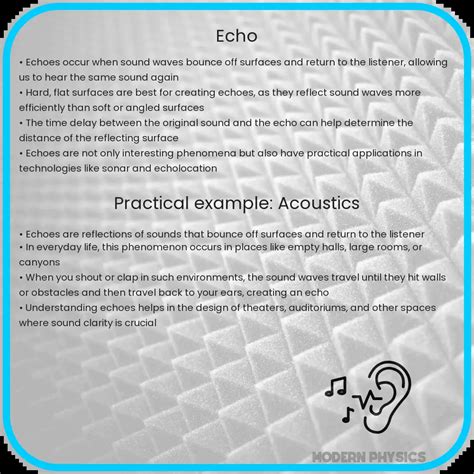 Echo in Acoustics | Sound Waves, Reflection & Propagation