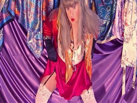 Shiny Satin Sissy With Scarves Gay Man Man Porn Xhamster