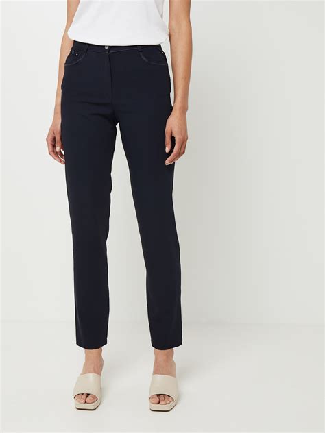 Christine Laure Pantalon Bleu Marine Femme Des Marques Vous