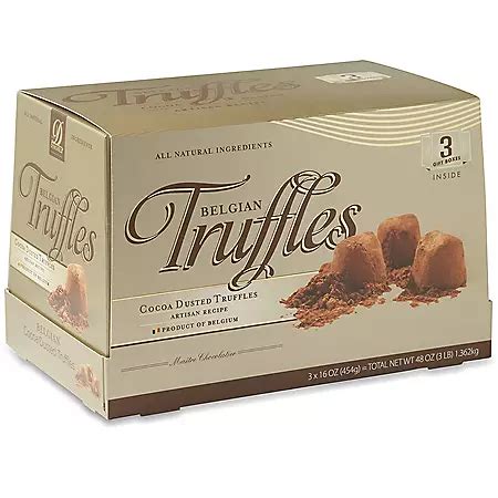 Donckels Cocoa Dusted Belgian Truffles (16 oz., 3 ct.) - Sam's Club