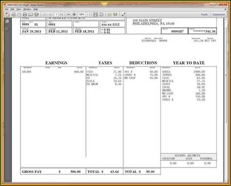 1099 Employee Pay Stub Template - Template 1 : Resume Examples #MW9pwza2AJ