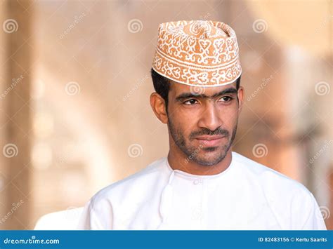 Portrait of an Omani Man in a Traditional Omani Dress. Nizwa, Oman - 15 ...