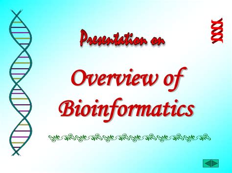 Ppt Overview Of Bioinformatics Powerpoint Presentation Free Download