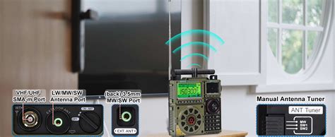 Amazon Zhiwhis Shortwave Radio With Ssb And Extra Antenna Am Fm