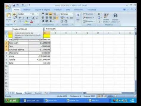 Tutorial Celle Excel Lezione Come Spostare Il Contenuto Di Una O Pi