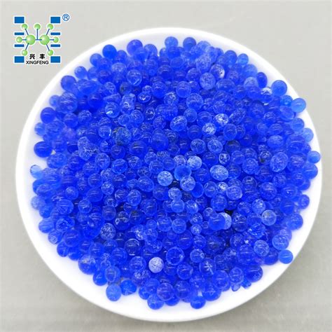 Blue Color Indicator Silica Gel For Water Absorber In Medical Or