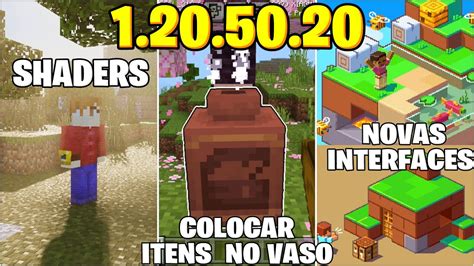 Minecraft Pe 1 20 50 20 Novo Recurso Legal E Muitas Novidades