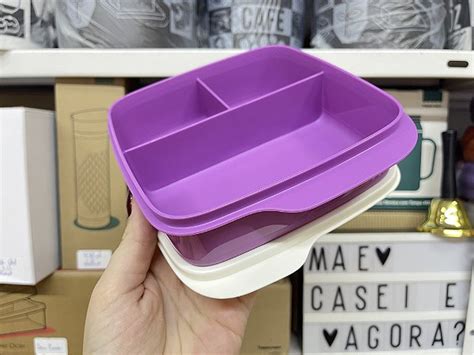 Tupperware Basic Line Divisórias 550ml Amora Mãe Casei e Agora