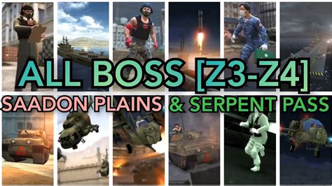 War Sniper All Boss No Damage Z3 Z4 YouTube