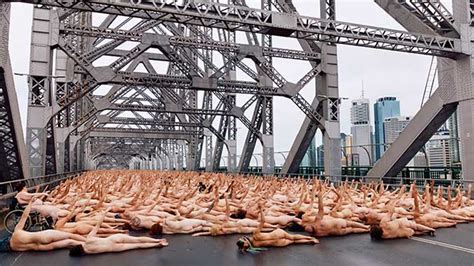 5 500 Nude Participants Grace Brisbanes Story Bridge In Spencer Tunicks Largest Australian