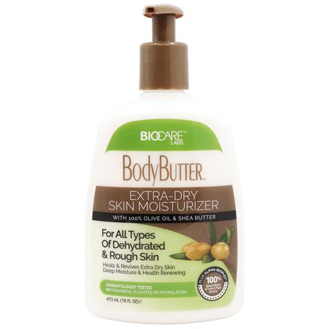 Biocare Body Butter Extra Dry Skin Moisturizer 16 Oz Pack Of 2